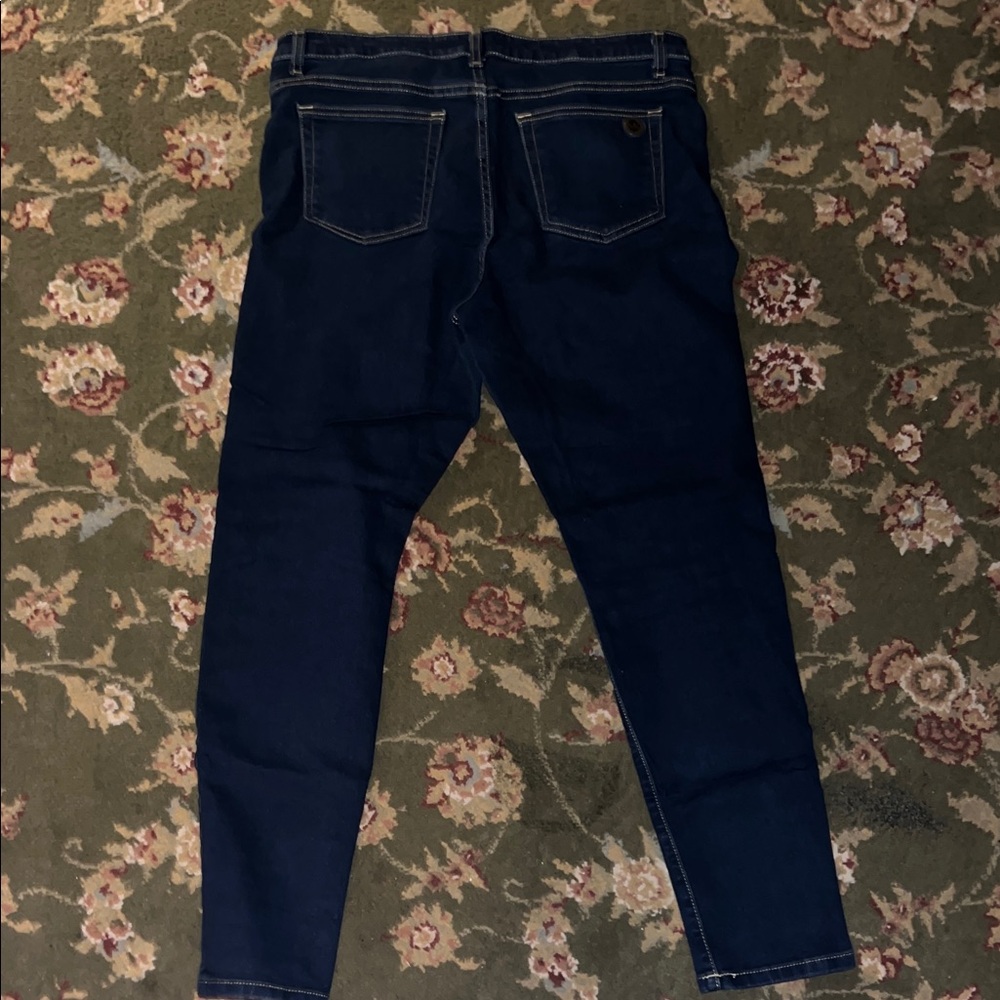 Michael Kors Dark Blue Skinny Jeans - Women's - Picture 3 of 6